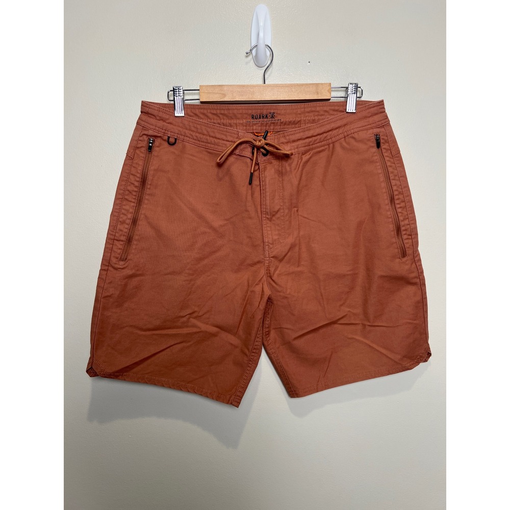 Roark Layover 2.0 Short Mens 32* Orange Travel Stretch Adventure Excellent